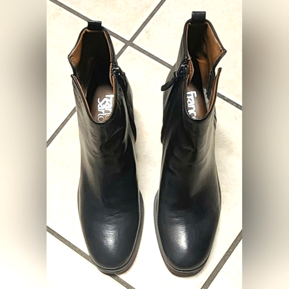 NEW NEVER WORN FRANCO SARTO HAND FINISHED LEATHER BOOTS 8.5 - Picture 15 of 16